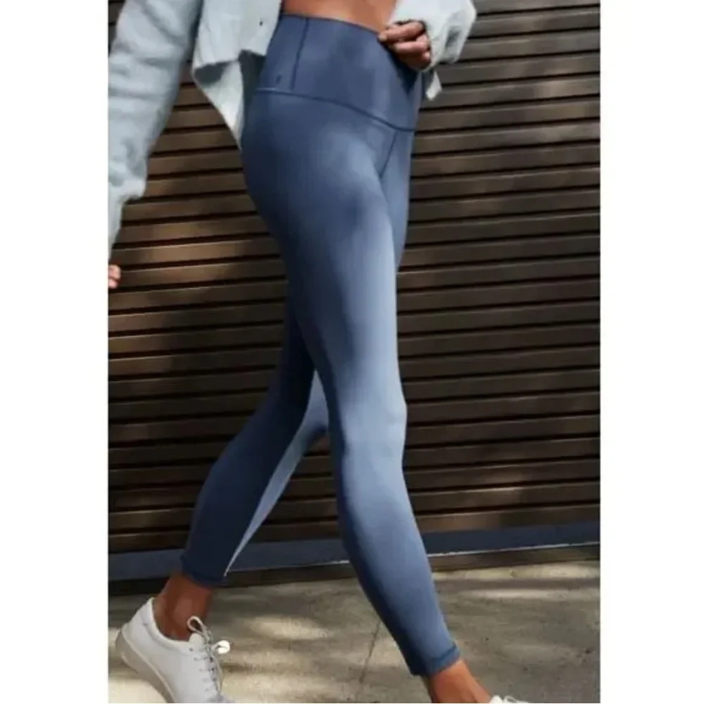 Everlane The Perform Ankle Leggings High Rise Atlantic Blue Size Small